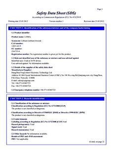 SDS-LiNbO3